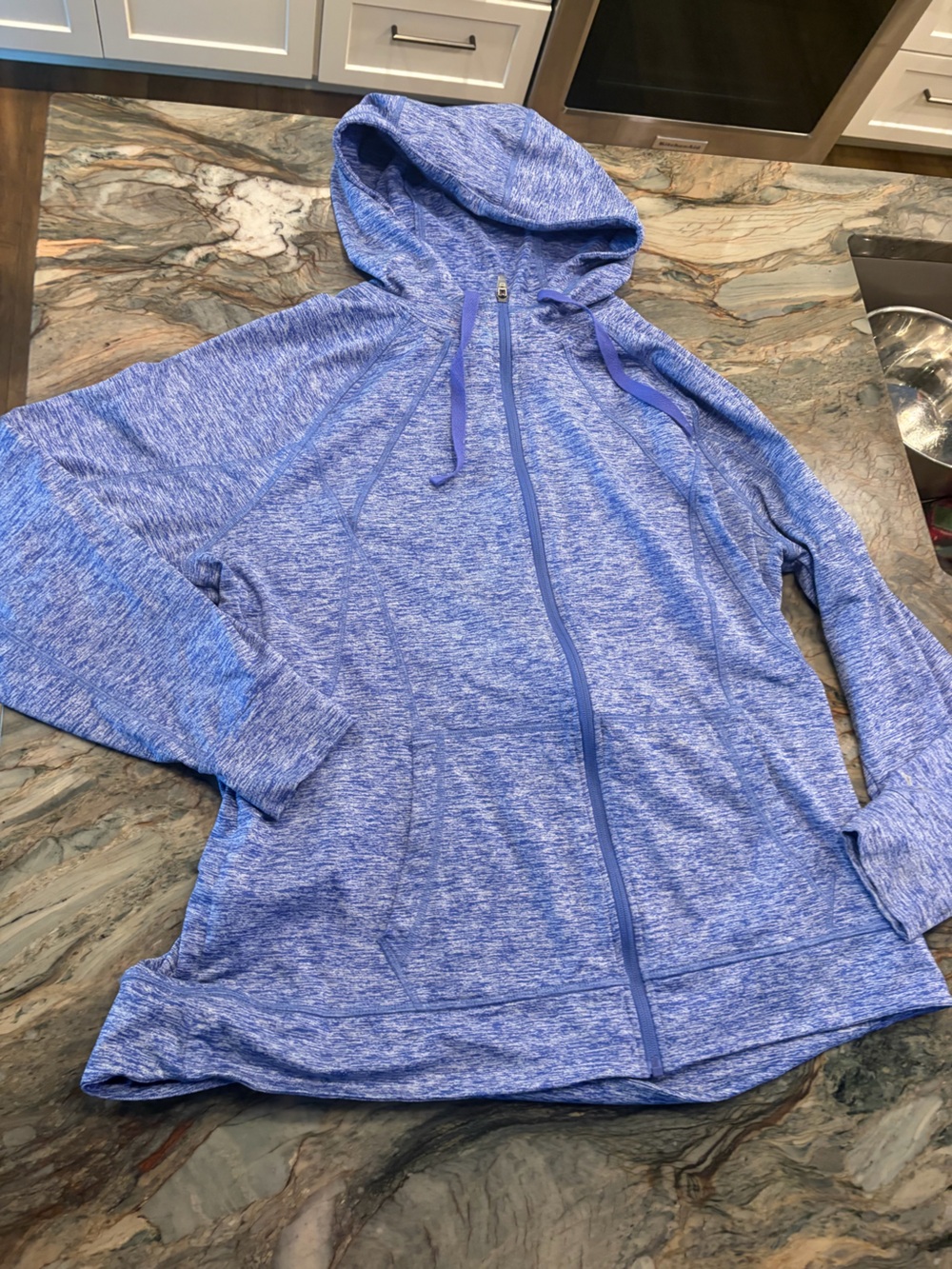 Champion Duo Dry Zip up Blue Women's Hoodie